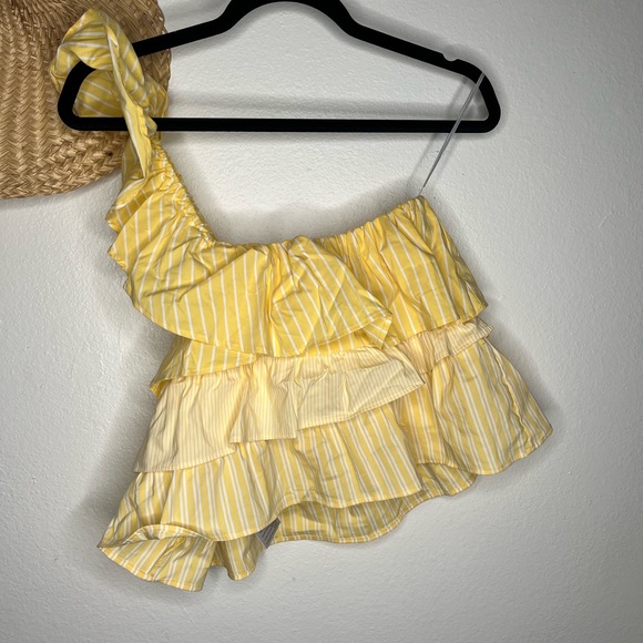 Maeve off shoulder ruffle tank NWT - Picture 8 of 8
